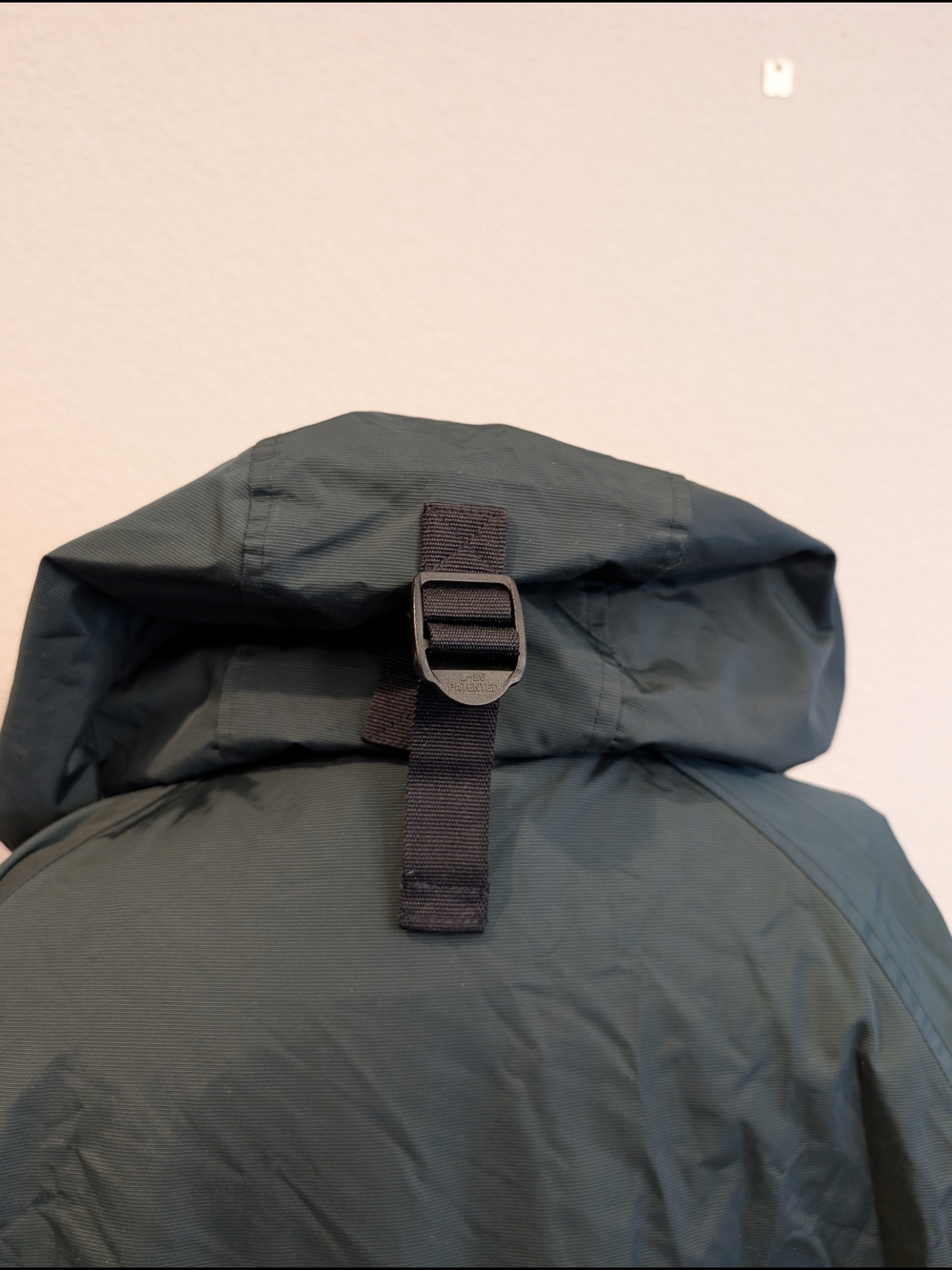 Vintage Eddie Bauer Sz M Men's Hooded Parka Jacket - Dark Green - Picture 4 of 6